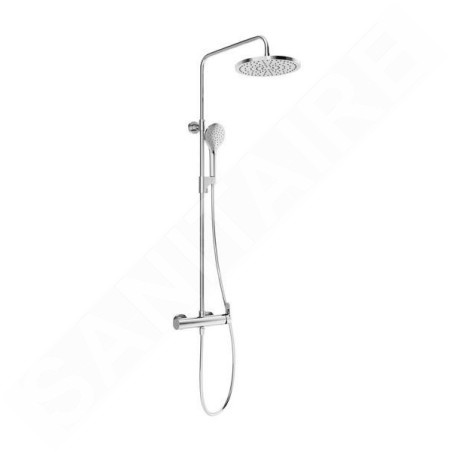 Ravak Douches - Set de douche DS 091.00 avec mitigeur, 250 mm, 3 jets, chrome X07P643