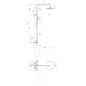 Ravak Douches - Set de douche DS 091.00 avec mitigeur, 250 mm, 3 jets, chrome X07P643 Ravak Douches - Set de douche DS 091.00 avec mitigeur, 250 mm, 3 jets, chrome X07P643