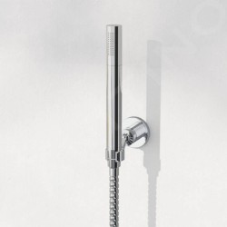 Steinberg 100 - Ensemble de pommeau de douche, support et flexible, chrome 100 1650