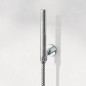 Steinberg 100 - Ensemble de pommeau de douche, support et flexible, chrome 100 1650