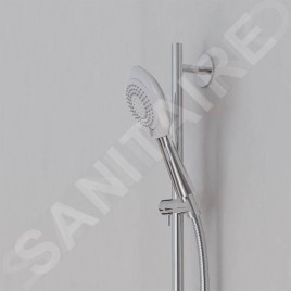 Steinberg 100 - Pommeau de douche, 3 jets, blanc / chrome 100 1655
