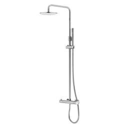 Steinberg 100 - Ensemble de douche avec thermostat, diamètre 200 mm, chrome 100 2721