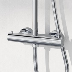 Steinberg 100 - Ensemble de douche avec thermostat, diamètre 200 mm, chrome 100 2721