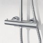 Steinberg 100 - Ensemble de douche avec thermostat, diamètre 200 mm, chrome 100 2721