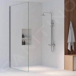 Steinberg 100 - Ensemble de douche avec thermostat, diamètre 200 mm, chrome 100 2721
