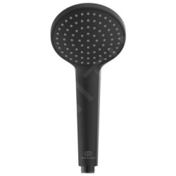 Ideal Standard CeraTherm - Set de douche T25 avec thermostat, diamètre 200 mm, 1 jet, noir A7546XG