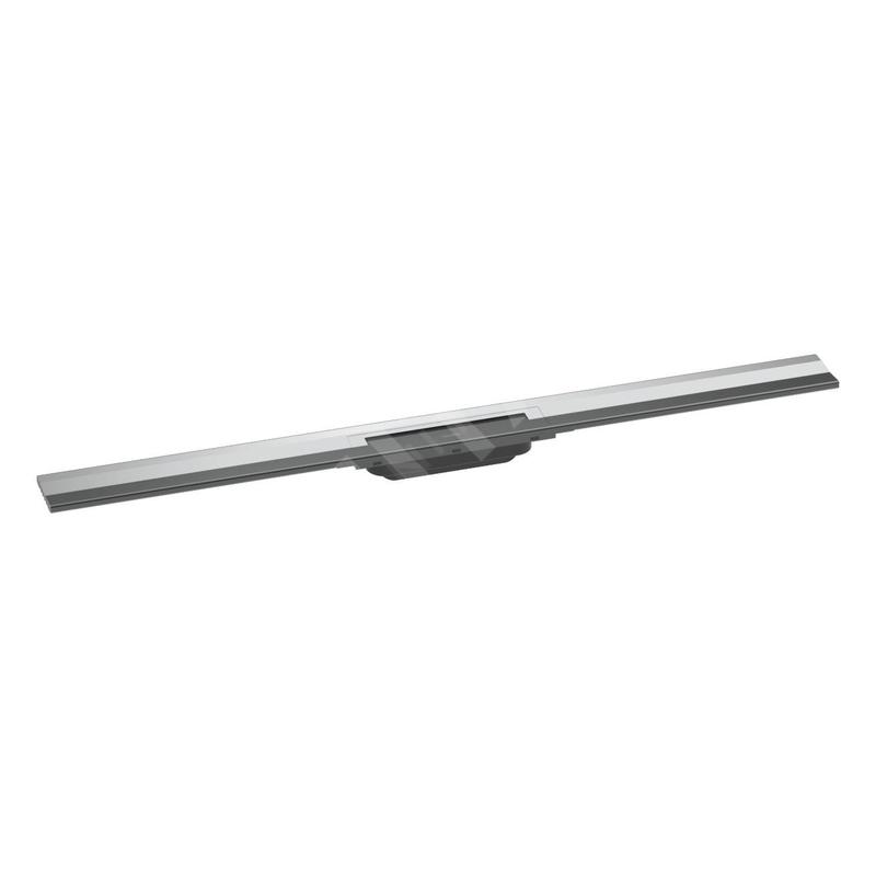 Hansgrohe RainDrain Flex - Caniveau de douche linéaire avec grille en inox 1000, installation contre le mur, découpable, chrome Hansgrohe RainDrain Flex - Caniveau de douche linéaire avec grille en inox 1000, installation contre le mur, découpable, chrome