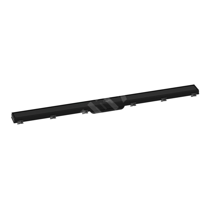 Hansgrohe RainDrain Match - Caniveau de douche linéaire avec grille en inox 1000, avec cadre réglable en hauteur, noir mat Hansgrohe RainDrain Match - Caniveau de douche linéaire avec grille en inox 1000, avec cadre réglable en hauteur, noir mat