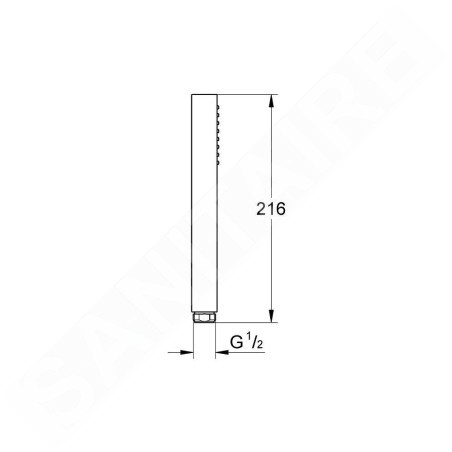 Grohe Vitalio Joy - Pommeau de douche, 1 jet, chrome 26392000