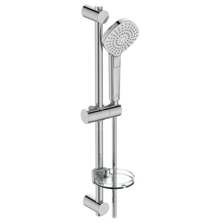 Ideal Standard Idealrain Evo Jet - Set de pommeau de douche, 3 jets, barre et flexible, chrome B2621AA