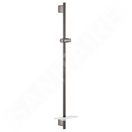 Grohe Rainshower SmartActive - Barre de douche avec tablette, 900 mm, Hard Graphite 26603A00
