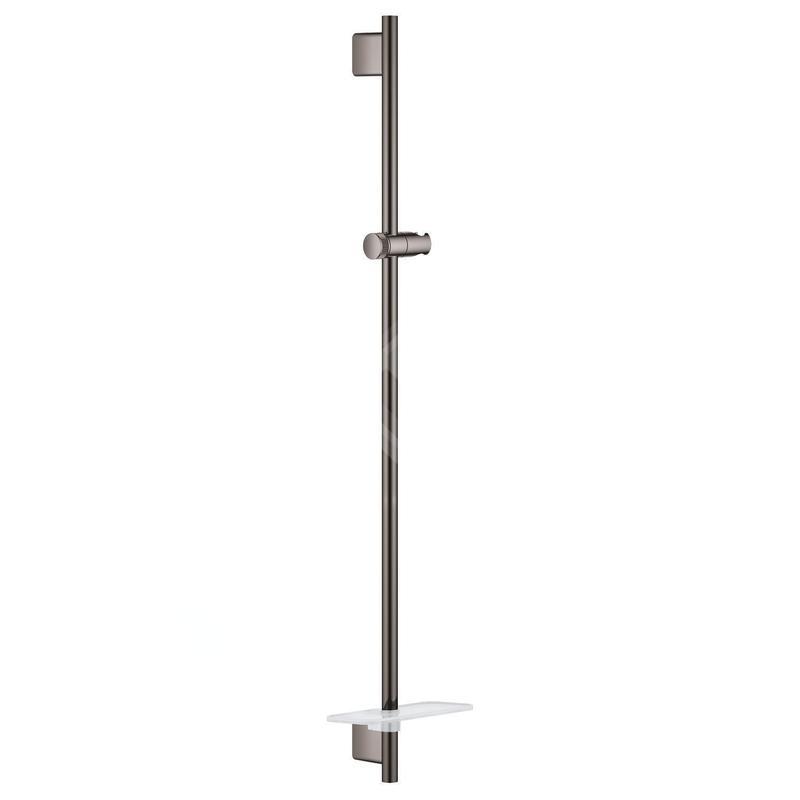 Grohe Rainshower SmartActive - Barre de douche avec tablette, 900 mm, Hard Graphite 26603A00