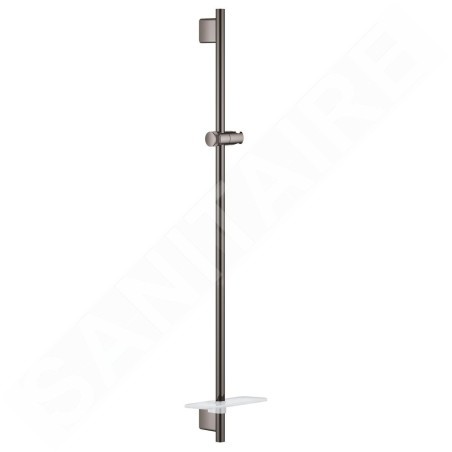 Grohe Rainshower SmartActive - Barre de douche avec tablette, 900 mm, Hard Graphite 26603A00