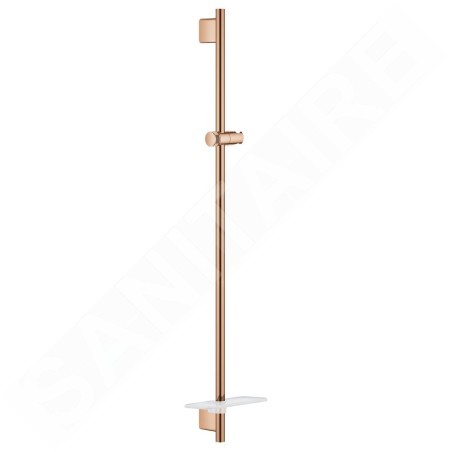 Grohe Rainshower SmartActive - Barre de douche avec tablette, 900 mm, Warm Sunset 26603DA0