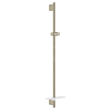 Grohe Rainshower SmartActive - Barre de douche avec tablette, 900 mm, nickel brossé 26603EN0