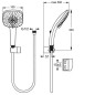 Ideal Standard Idealrain Cube - Set de douche, 3 jets, chrome B0020AA