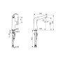 Hansa Designo - Mitigeur de lavabo, chrome 51922283