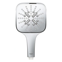 Grohe Rainshower SmartActive Cube - Set de douche de tête 130, 3 jets, barre 900 mm et flexible, chrome 26586000