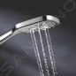 Grohe Rainshower SmartActive Cube - Set de douche de tête 130, 3 jets, barre 900 mm et flexible, chrome 26586000