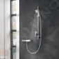 Grohe Rainshower SmartActive Cube - Set de douche de tête 130, 3 jets, barre 900 mm et flexible, chrome 26586000