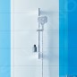 Grohe Rainshower SmartActive Cube - Set de douche de tête 130, 3 jets, barre 900 mm et flexible, chrome 26586000