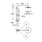 Grohe Rainshower - Système de douche, chrome 27058000