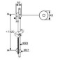 Kludi A-Qa - Barre de douche 1,10 m, chrome 6209505-00
