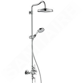 Axor Montreux - Showerpipe avec mitigeur thermostatique et douche de tête 1 jet, chrome 16572000