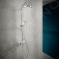 Axor Montreux - Showerpipe avec mitigeur thermostatique et douche de tête 1 jet, chrome 16572000