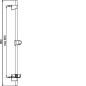 Hansa Basicjet - Barre de douche 920 mm, chrome 44700300