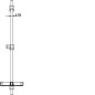 Hansa Basicjet - Barre de douche 920 mm, chrome 44700300