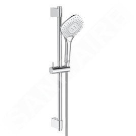 Ideal Standard Idealrain Evo Jet - Set de douche Diamond, barre 600 mm avec douchette, 3 jets, chrome B1762AA