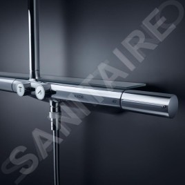 Axor ShowerSolutions - Set de douche Showerpipe 800 avec robinet thermostatique 2, chrome 27984000