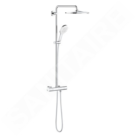 Grohe Rainshower SmartActive - Colonne de douche 310 avec mitigeur thermostatique, 3 jets, blanc lunaire 26647LS0
