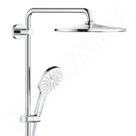 Grohe Rainshower SmartActive - Colonne de douche 310 avec mitigeur thermostatique, 3 jets, blanc lunaire 26647LS0