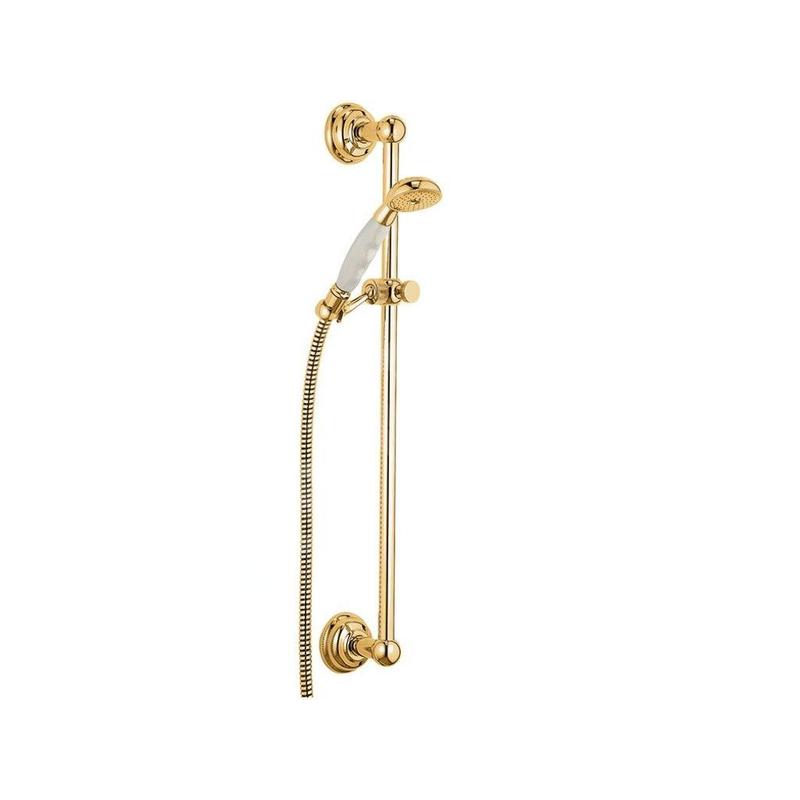 Kludi Adlon - Set de pommeau de douche, barre et flexible, 3 jets, doré 2710345