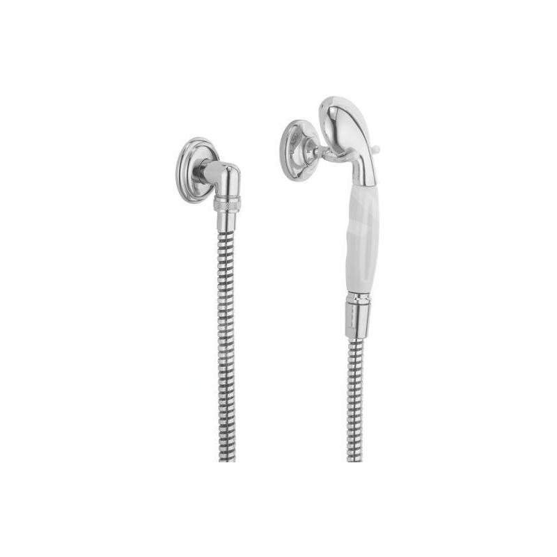 Kludi Adlon - Set de pommeau de douche, 1 jet, support et flexible, chrome 2710505