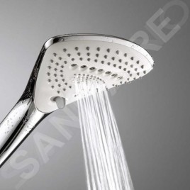 Kludi Fizz - Set de pommeau de douche, support et flexible, 3 jets, blanc/chrome 6775091-00