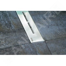 Ravak Runway - Caniveau de douche 850 mm, installation au sol, inox X01388