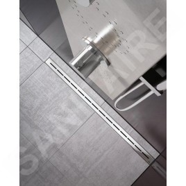 Ravak Runway - Caniveau de douche 850 mm, installation au sol, inox X01388