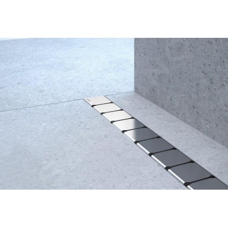 Ravak 10° - Caniveau de douche 850 mm, installation au sol, inox X01576