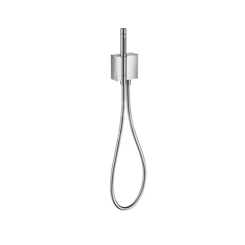 Axor Edge - Douchette, 2 jets, avec support de douchete Porter et flexible, chrome/coupe diamant 46521000