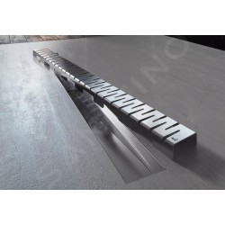 Alcadrain Douchegoten - Bac à douche Modulaire 850 mm, acier inoxydable APZ13-850