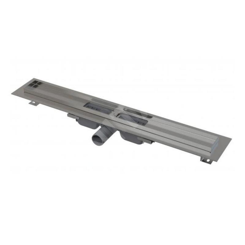 Alcadrain Douchegoten - Caniveau de douche Low 1150 mm, avec rebord pour grille perforée, inox APZ101-1150 Alcadrain Douchegoten - Caniveau de douche Low 1150 mm, avec rebord pour grille perforée, inox APZ101-1150
