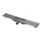 Alcadrain Douchegoten - Caniveau de douche Low 1150 mm, avec rebord pour grille perforée, inox APZ101-1150 Alcadrain Douchegoten - Caniveau de douche Low 1150 mm, avec rebord pour grille perforée, inox APZ101-1150