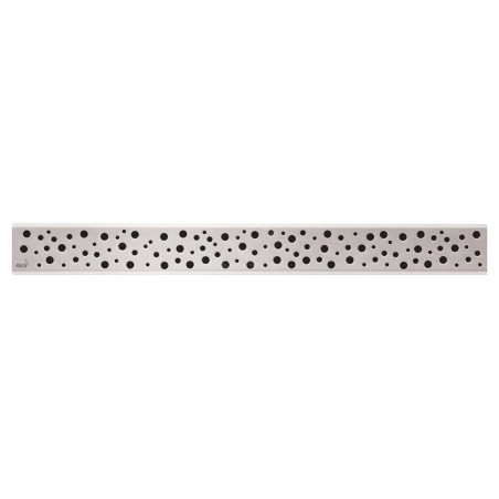 Alcadrain Grilles - Grille pour caniveau à douche linéaire 1050 mm, inox brillant BUBLE-1050L