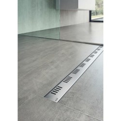 Alcadrain Grilles - Grille pour caniveau à douche d'angle 750 mm, inox mat DREAM-750M
