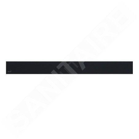 Alcadrain Grilles - Grille pour caniveau de douche linéaire 1150 mm, verre/noir GL1204-1150
