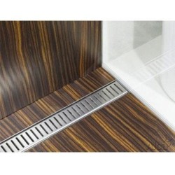 Alcadrain Grilles - Grille pour caniveau à douche linéaire 950 mm, inox mat LINE-950M