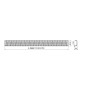 Alcadrain Grilles - Grille pour caniveau à douche d'angle 750 mm, inox mat ZIP-750M Alcadrain Grilles - Grille pour caniveau à douche d'angle 750 mm, inox mat ZIP-750M